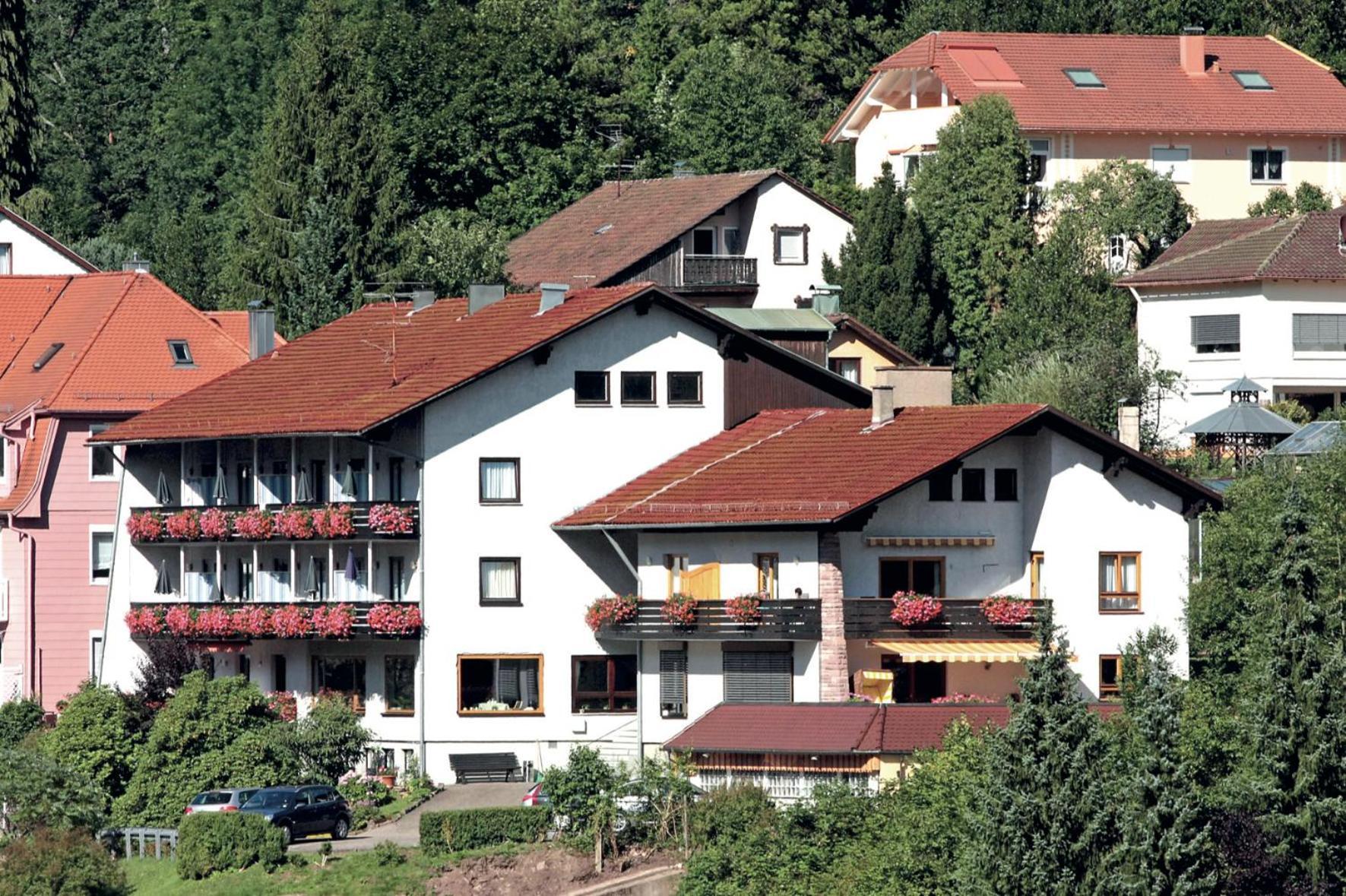 Aparthotel Schwarzwald Panorama Bad Wildbad Bagian luar foto