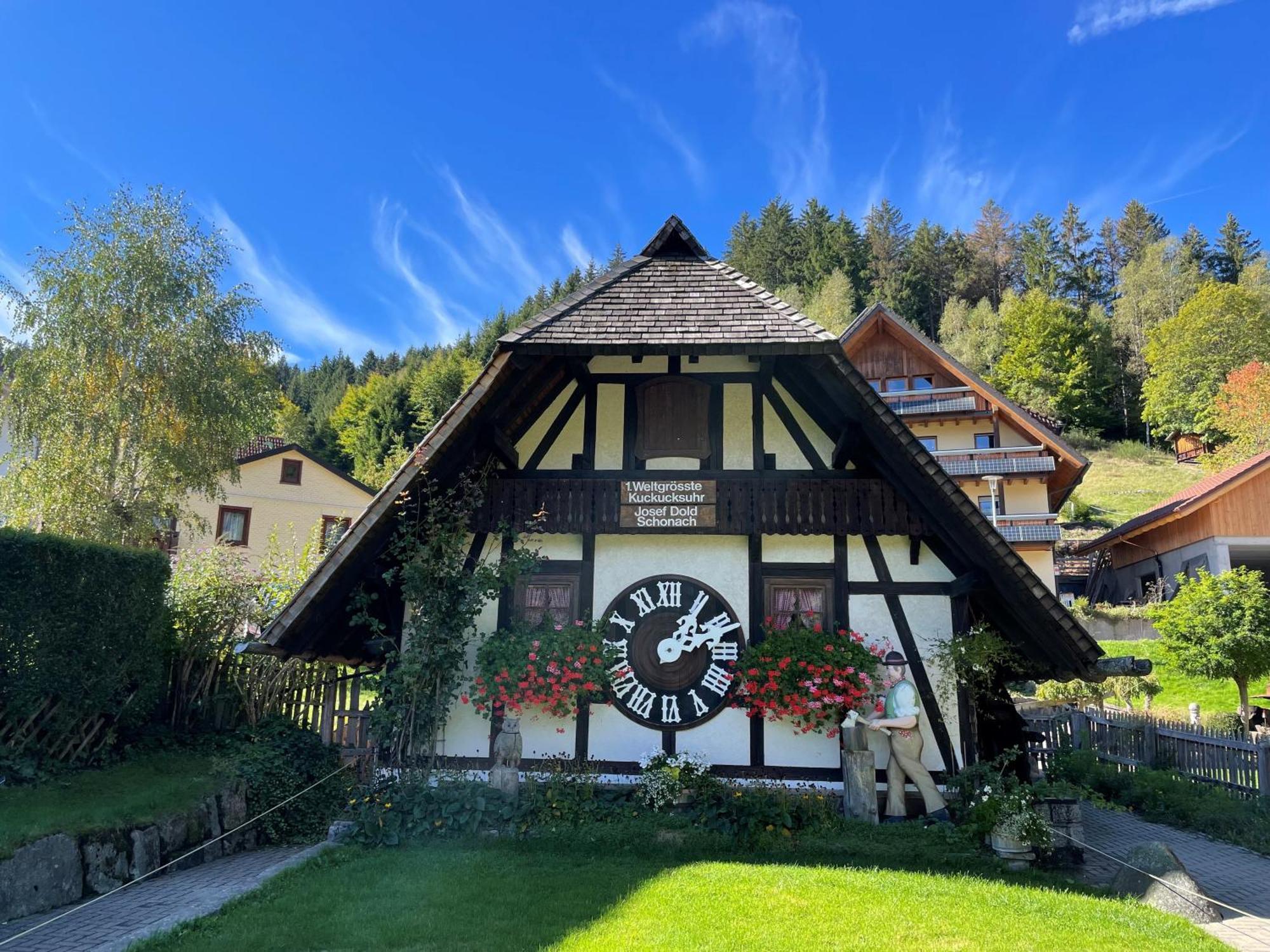 Aparthotel Schwarzwald Panorama Bad Wildbad Bagian luar foto